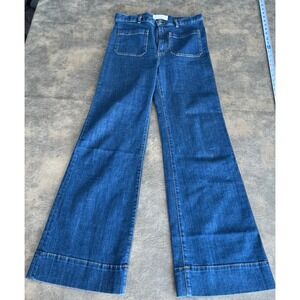 Jeanerica SW006 Vintage 95 Jeans Womens 30/34 Blue Wide Leg High Rise Flare